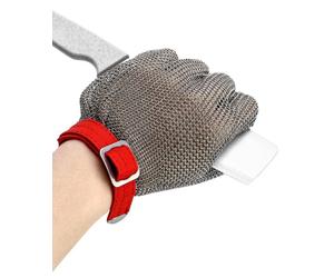 Gants de travail en acier inoxydable, résistants aux coupures, pour la cuisine et le jardin