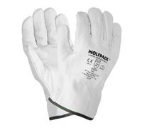 Gants de travail en cuir fleur de vachette, protection du travail, risques mécaniques, gants de sécurité en cuir, taille 9"