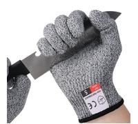 Gants de Travail, Gants Anti-Coupures, Gants de Coupe Protection de Niveau 5 pour Cuisine, Jardinage, Bricolage