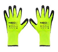 Gants de travail isolés, nylon enduit de latex, 4142X, taille 9