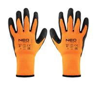 Gants de travail isolés, polyester enduit de latex, 2242X, taille 8