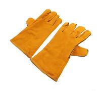 Gants de travail résistants à la chaleur pour soudeur 255 mm | Ignifuge, résistant à la chaleur jusqu'à 500 °C, idéal pour le soudage à l'arc, MIG/MAG, TIG