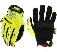 Gants de travail tactiques Hi-Viz M-Pact, jaune fluo, taille L