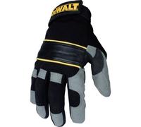 DeWalt Gants de travail polyvalents DPG33L EU – Taille 9 (L) renfort cuir, protection coupure