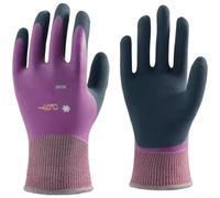 Gants de travail thermiques -30 °C antidérapants Pêche Polyamide Gants d'hiver imperméables Pêche en plein air Gants de pêche Anti-perforation Crochet Protection Bleu Chaud Gants doublés 25 cm (violet