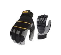 Gants de travaux polyvalents DEWALT DPG33L EU taille 9 renfort cuir protection à la coupure