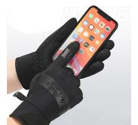 Gants d'hiver - Noir coupe-vent/imperméables