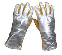 Gants en cuir de soudage d'auto-défense, gants de protection, gants de feu à haute température de 500 à 1000 degrés, gants de travail for soudeur