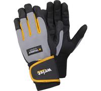 Gants en cuir synthétique TEGERA 9196 | 1 paire, gris, Cat. II, 2031X, taille 7