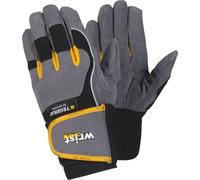 Gants en cuir synthétique TEGERA 9295 | 1 paire, noir, Cat. II, 3141X, taille 9