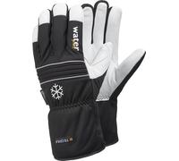 Gants en cuir TEGERA 296 | 6 paires, noir, Cat. II, 2122X, taille 12