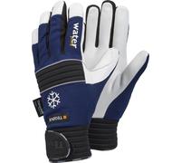 Gants en cuir TEGERA 297 | 6 paires, bleu, Cat. II, 2111X, taille 9