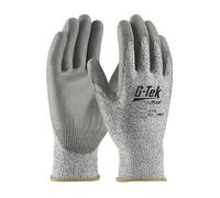 Gants G-Tek® POLYKOR™ enduit polyuréthane anti-coupure C gris T11 - PIP - FRANCE 16-533-11