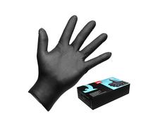 Gants jetables en nitrile ultra épais 8 mil,Texture diamant antidérapante,manchette roulée,Haute protection chimique,Taille XL,50pcs