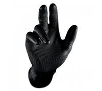 Gants jetables texturés - non poudrés - nitrile - par 50 - T9 - 246BK PIP
