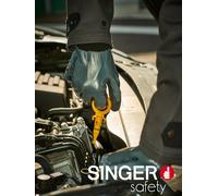 Gants nylon enduits nitrile double couche Tout enduit- SINGER - GRIP157 T9