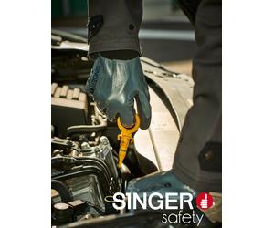 Gants nylon tout enduit nitrile double couche - SINGER - GRIP157 T11