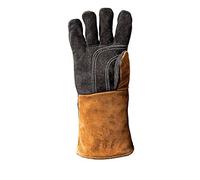 Gants pour cheminée et barbecue, protection contre la chaleur, en cuir véritable, Right-Hand Glove