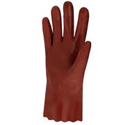 Gants PVC 270 mm protection chimique Simple enduction - SINGER - PVC728 T9