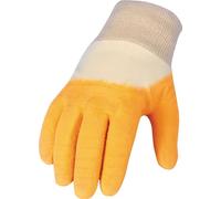 Gants taille 10 jaune I EPI I Coton avec latex ASATEX