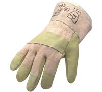 Gants Top taille 10,5 jaune en cuir de porc pleine fleur EN 388 EPI II ASATEX 12 pcs
