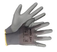 Gants travaux de précision Mapa Ultrane 551 taille 7, lot de 10 paires