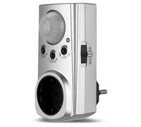 GAO EMP600PIR Prise intermédiaire avec détecteur de Mouvement PIR 120° Relais Argent IP20