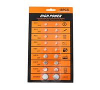 GAOINTELL 18 pièces Piles alcalines AG1 / LR621 AG3 / LR41 pour Montre