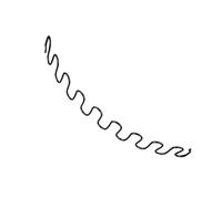 GAOJUDAF Canapé Printemps Ressort élastique serpentin de 4 mm for réparation Chaise, 45/50/60/65 cm, for Fixation Meubles, 1 pièce(50cm)