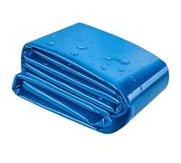 Gaommini 2x3m 3x5m 4x6m 7x8m 8x10m Revêtement d'étang Bleu Membrane de Piscine extérieure Flexible, bâche imperméable résistante aux UV pour étangs de Koi et Jardin Aquatique(3x4m)