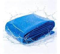 Gaommini Bâche Flexible HDPE Bleue pour Bassin, 3x4m 4x5m 5x5m 6x8m revêtement d'étang imperméable Bleu pour étangs de carpes koï, aquaculture et Jardins Aquatiques, Membrane de Piscine(3x12m)