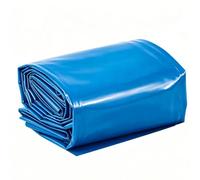 Gaommini Bâche Souple pour Bassin d'eau de Jardin extérieur 4x5m 5x6m 6x8m Revêtement d'étang | Film d'étanchéité pour Bassin à Poissons, Membrane en polyéthylène, Bleue(5x5m)