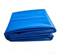 Gaommini Bleu Bâche Bassin, Bâche préformées pour bassins de Jardin à Poissons - Revêtement d'étang Film d'étanchéité Membrane pour Bassin sous-Couche, Bâche en Caoutchouc pour l'extérieur(4x10m)