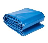 Gaommini Grand Revêtement d'étang Bleu Bâche Bassin imperméable 3x7m 7x8m 8x10m 10x12m Membrane de Film d'étanchéité de bâche de sous-Couche imperméable pour Les Jeux d'eau de Jardins(10x12m)