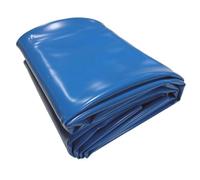 Gaommini Revêtement d'étang Flexible, Membrane résistante à l'humidité, 3x4m 4x6m 5x8m 8x10m 10x12m, Bâche Bassin en HDPE Durable pour étangs à Poissons, Jardin Aquatique, Bleu(5x7m)