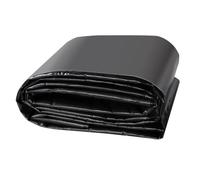 Gaommini Revêtement d'étang Noir 3x4m 4x6m 5x8m 8x12m 10x15m Bâche de Bassin en PEHD pour l'extérieur, Bâche de Bassin Flexibles et durables pour Fontaine de Jardin, bassins à Poissons Koi(2x4m)