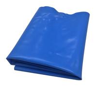 Gaommini Revêtements d'étang Bleus Feuille de Plastique polyéthylène renforcé HDPE 3x4m 4x6m 5x8m 8x10m 10x12m, revêtement d'étang Koi hautement préformé pour Jardin Aquatique extérieur(4x6m)