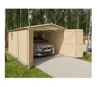 Garage abri voiture bois brut 15 m2