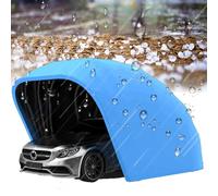 Garage d'auto portable, tente de voiture pliable et robuste, abri de stationnement, abri de stationnement, auvent de protection solaire, housse de voiture rétractable pour véhicules, 6 x 2,5 x 2,5 m