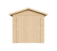 Garage en bois 6 m² - Débarras avec fenêtres - H222xL320xB244 cm - TIMBELA M105