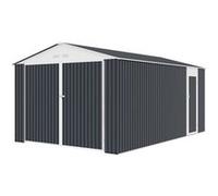 Garage métal "Houston" 15,36 m² - Anthracite Anthracite G