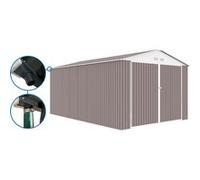 Garage métal "Nevada" - 15,36m² avec gouttière G