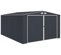 Garage métallique 18,2 m² - avec kit d'ancrage inclus