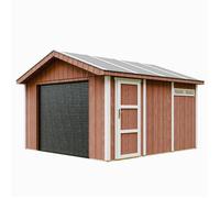 Garage qualité premium 13 m² - l378xl412 cm - rouge