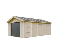 Garage qualité premium 21 m²- l378xl648 cm - beige
