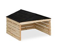 Relaxdays Garage pour robot tondeuse
