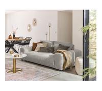 Lisa design Canapé droit Garance 3 places Gris clair