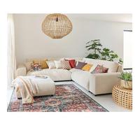 Best mobilier Canapé modulable Lisa Design 5 places velours Beige