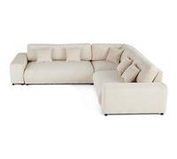 Best mobilier Canapé modulable Lisa Design 5 places velours Beige