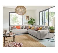Lisa Design canapé modulable Garance - Gris clair